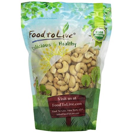 Organic Cashews  1 Pound - Kosher, Non-GMO,